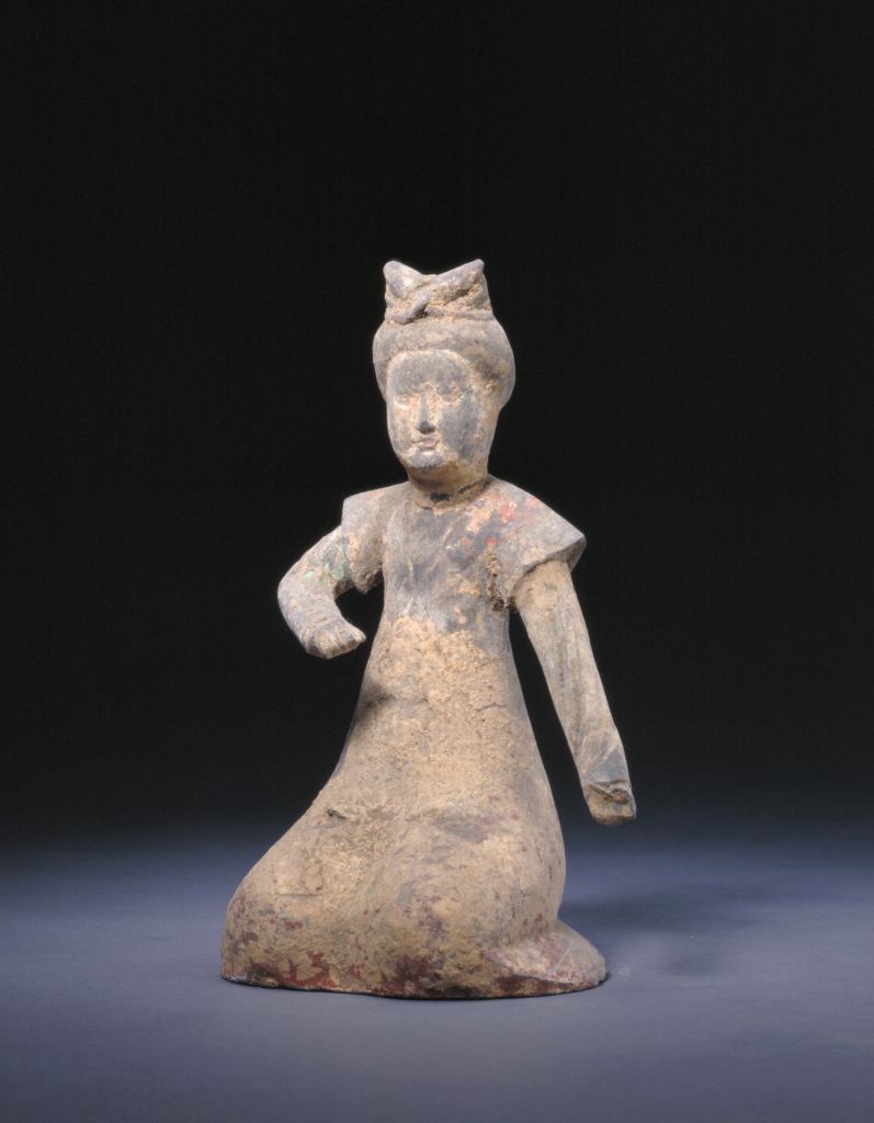 图片[1]-Pottery painted female figurines-China Archive